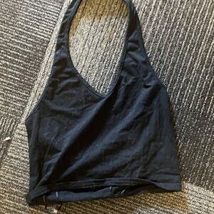 SHEIN Black Crop Top